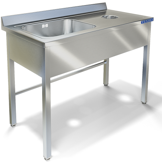 Стол для посудомоечной машины Apach СПК-523/1507Л (1500x700x850 мм)