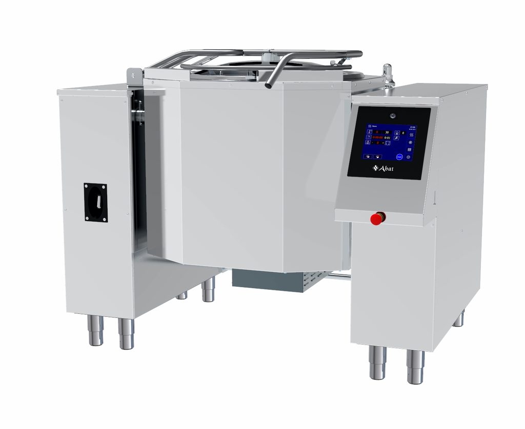 Котел пищеварочный КПЭМ-100-ОМП-В на регулируемых опорах