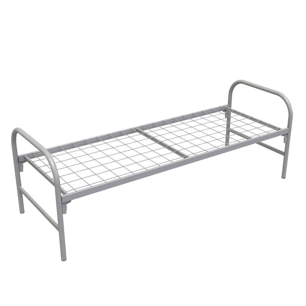 Фото кровать металлическая кмс-1/186х80