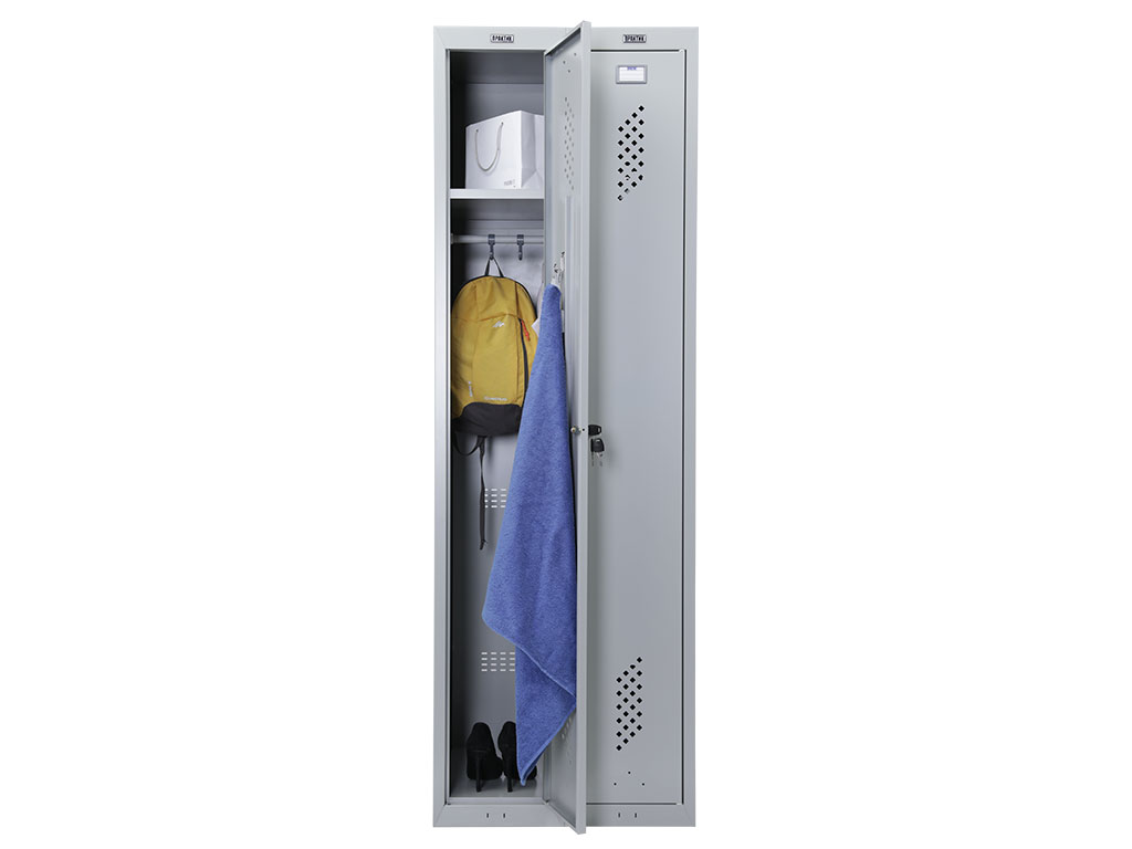 Фото - шкаф практик усиленный ml 21-80 (1830/800/500 мм) для хранения чистой и грязной одежды в раздевалке
